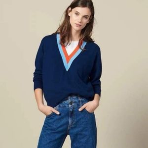 Authentic and new 💯 Sandro Paris V neck sweater